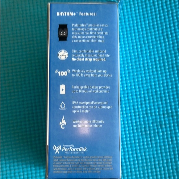 Scosche Rhythm+ Blue Armband Heart Rate Monitor - Picture 5 of 7